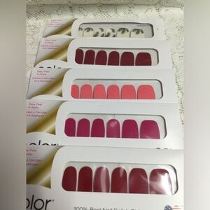 5 Complete Colorstreet Polish Strips